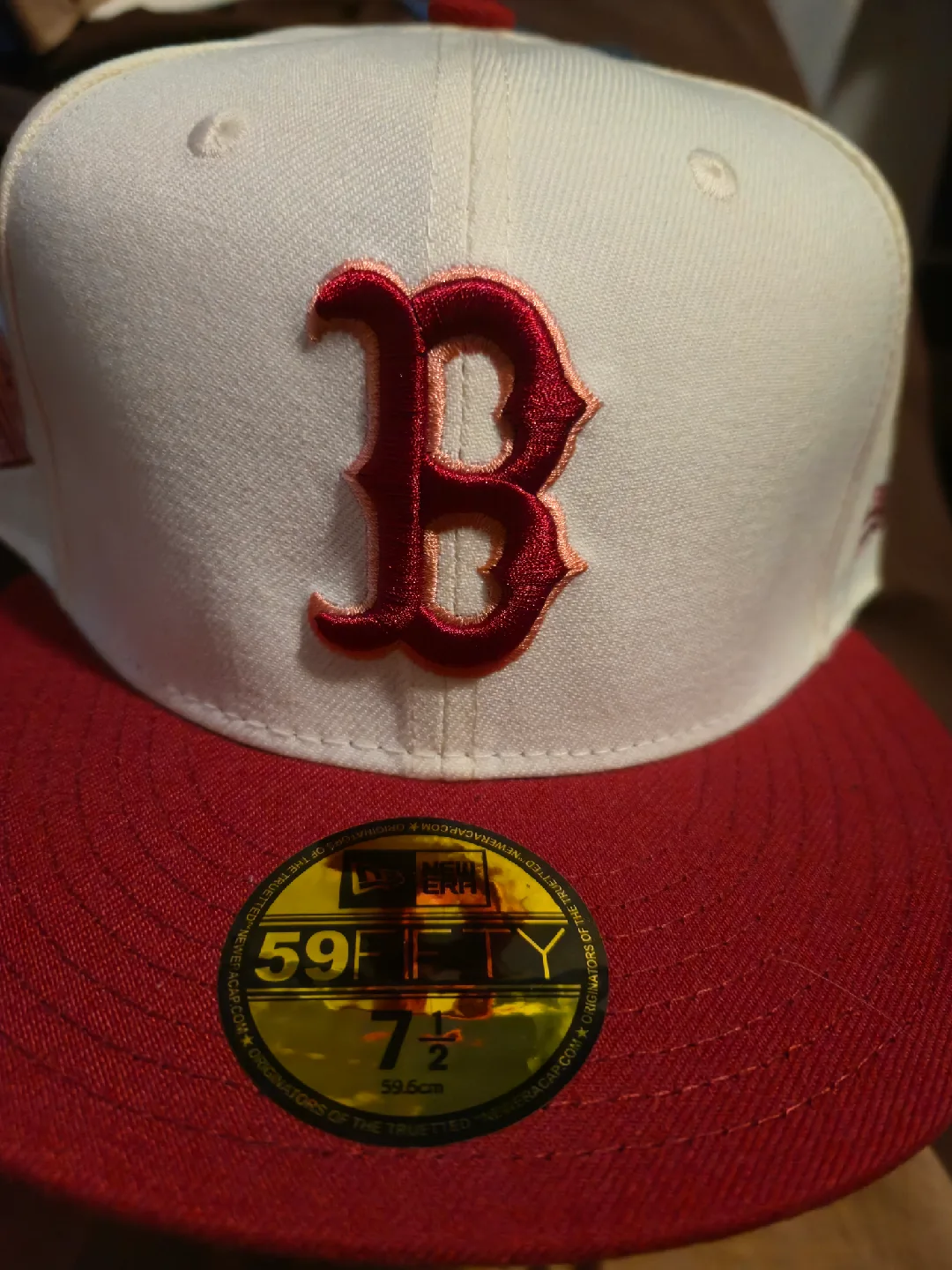 New Era Boston Red Sox 59FIFTY Hat - Size 7 1/2 thumbnail