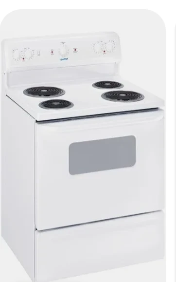 White  Electric Range