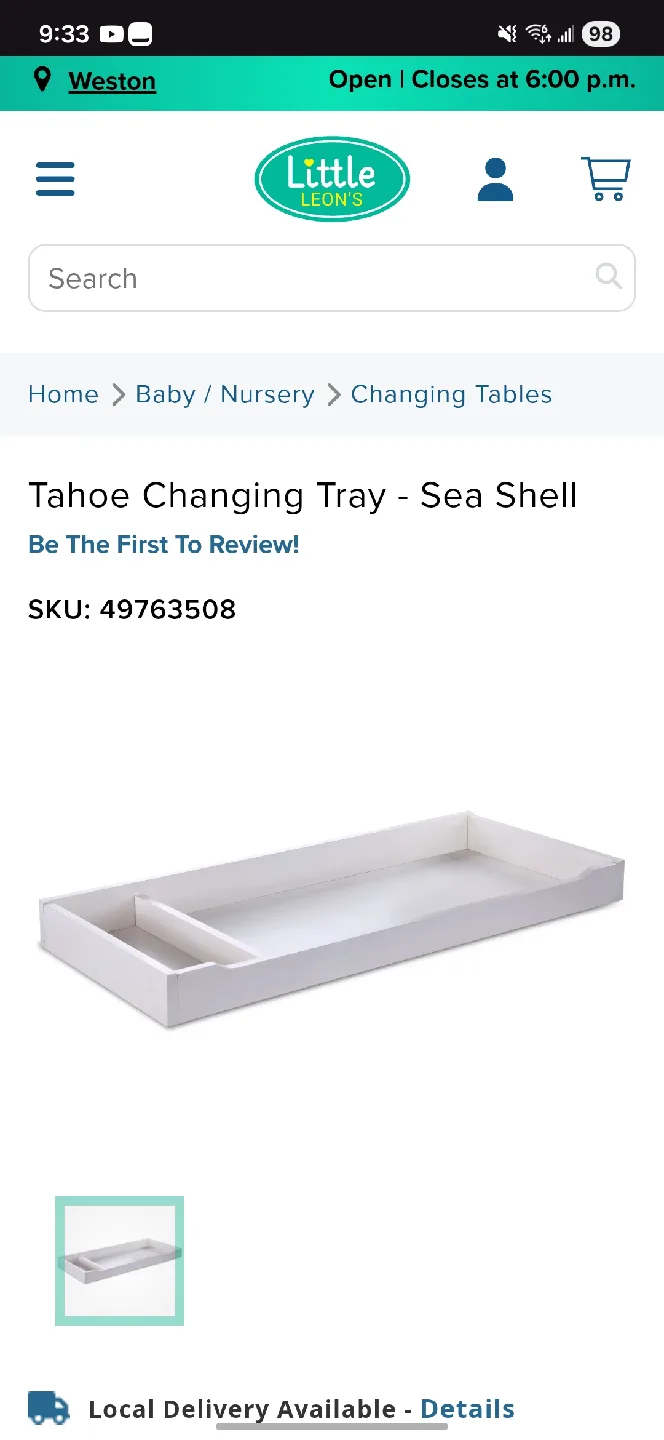 BRAND NEW IN BOX Leons Change table topper image indicator(5)