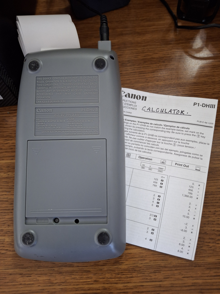 Canon Printing desktop calculator Silver - photo 2