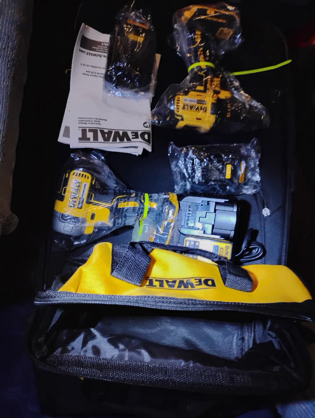 DeWalt Cordless Drill Kit - New in Bag image indicator(6)