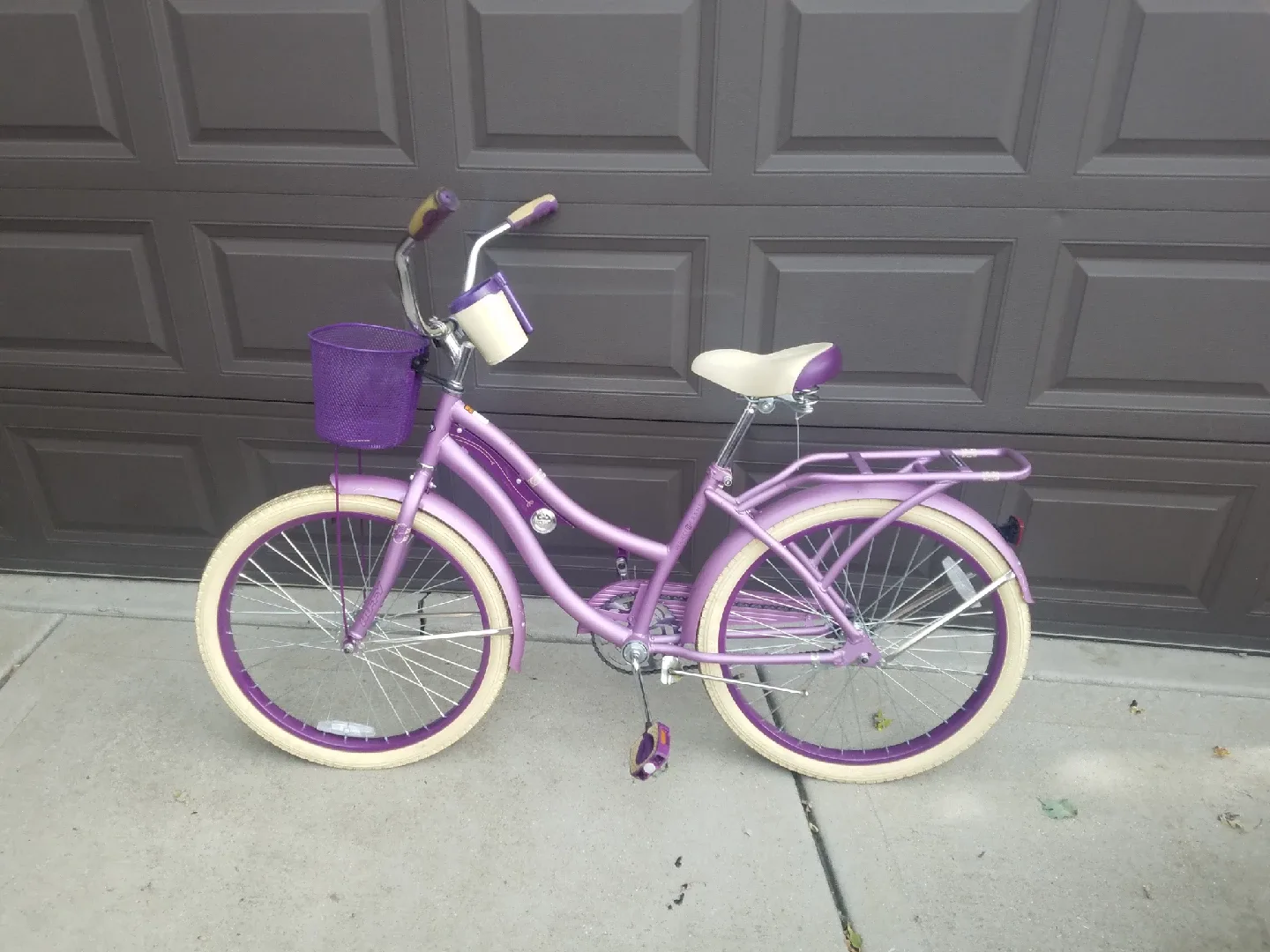 Purple Huffy Perfect Frame Cruiser Bike