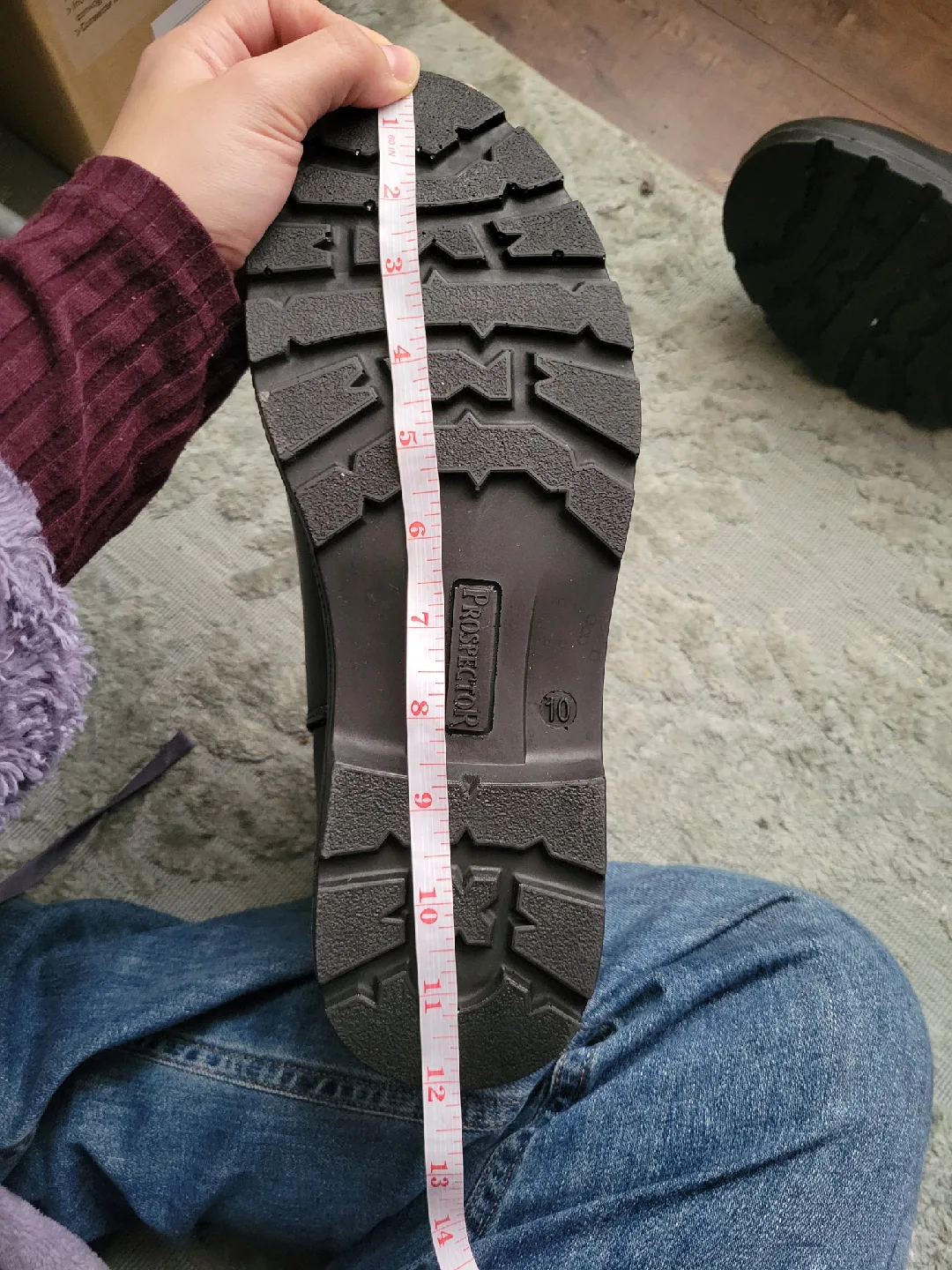 Prospector Black Leather Chelsea Boots - Size 10 image indicator(7)