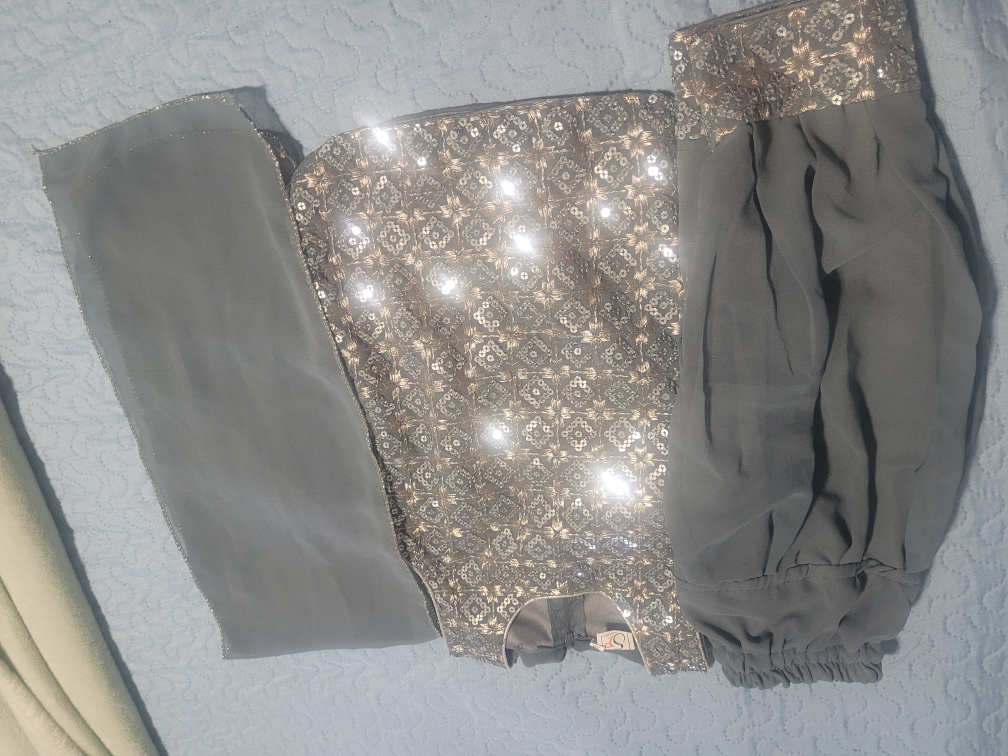 Girls' Sequin Top and Sleeve Set