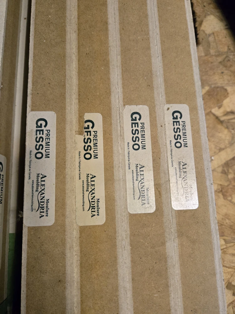 588' Alexandria Moulding Premium Gesso Trim - Door Stop - photo 3