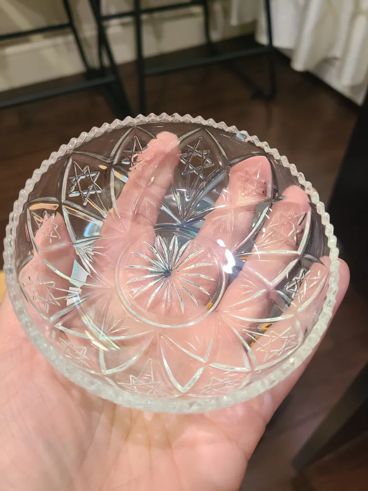 Vintage Cut Glass Candy Dishes image indicator(2)