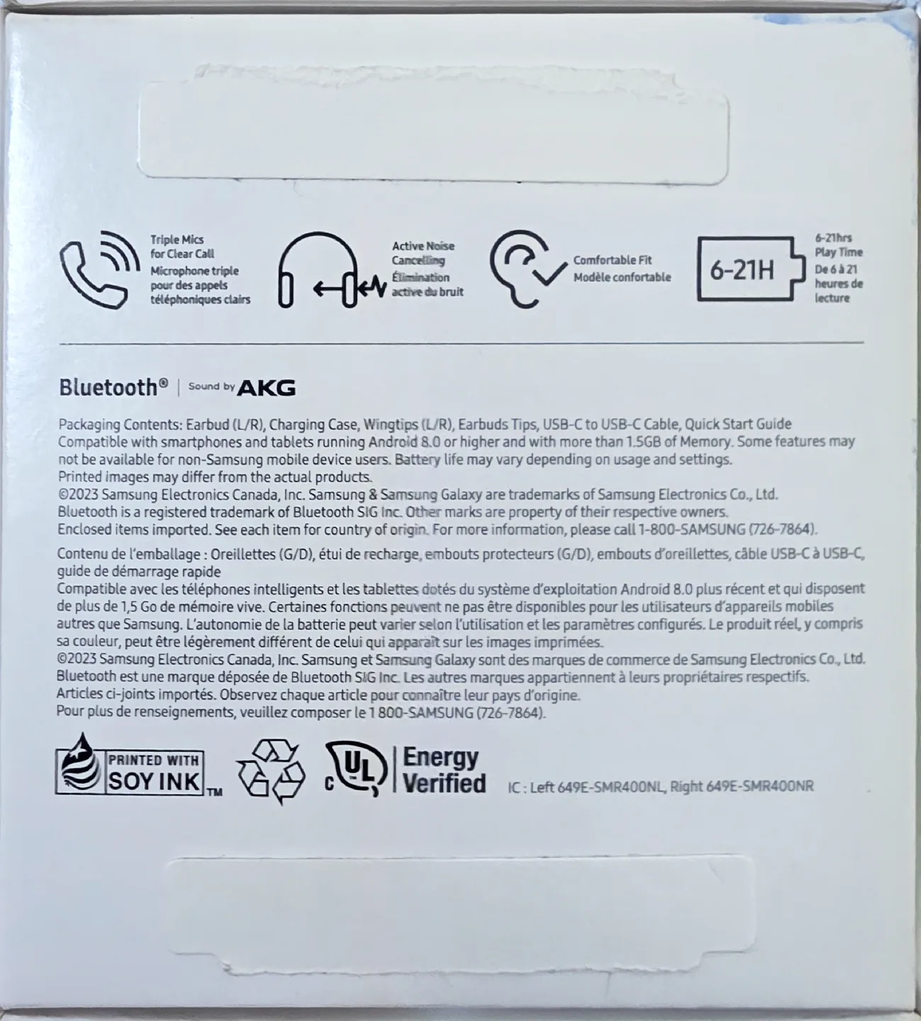 New Samsung Galaxy Buds FE - Black. *Only Buds image indicator(3)