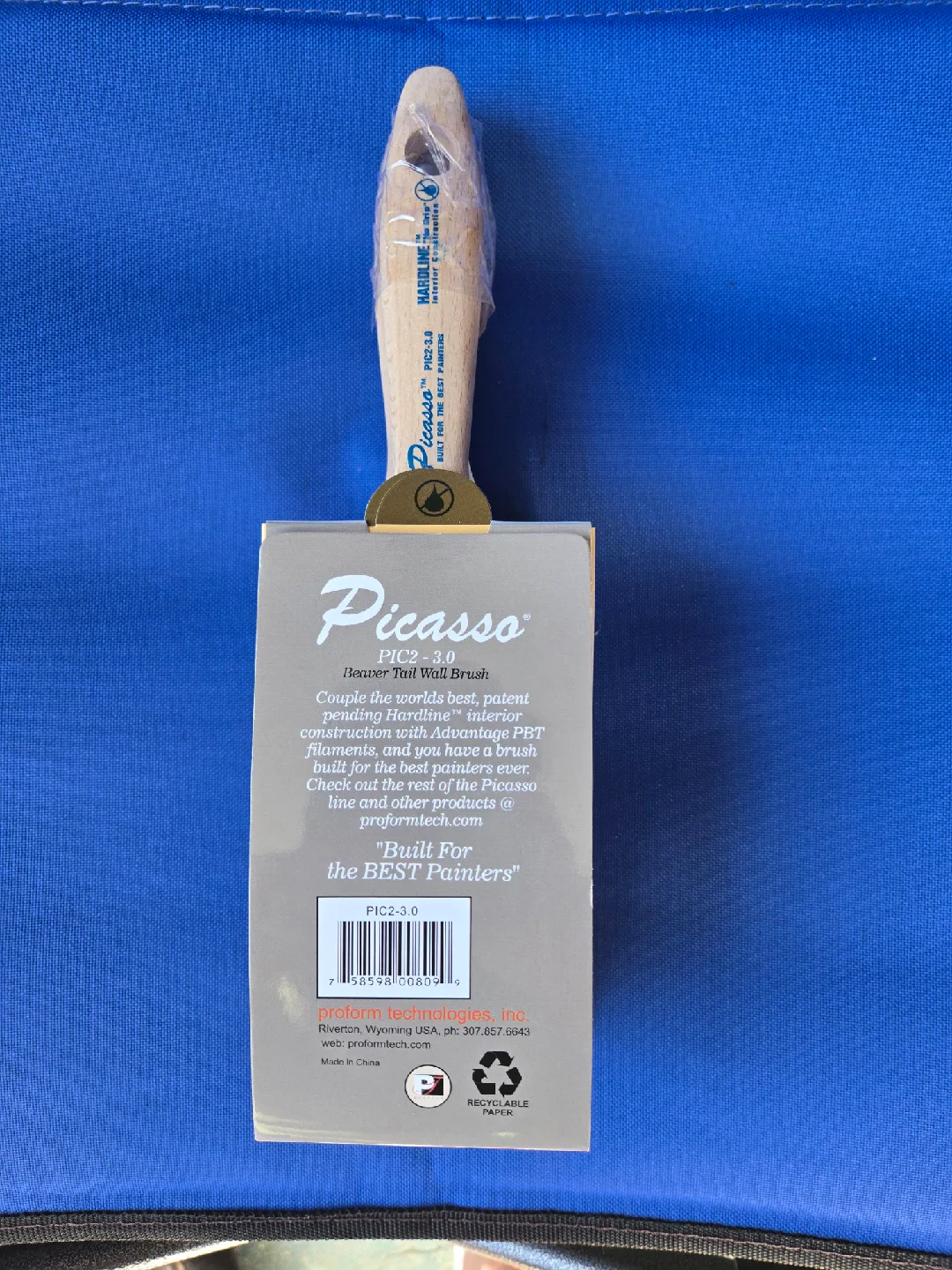 New Proform PIC2-3 inch Picasso Straight Cut Paint Brush image indicator(3)