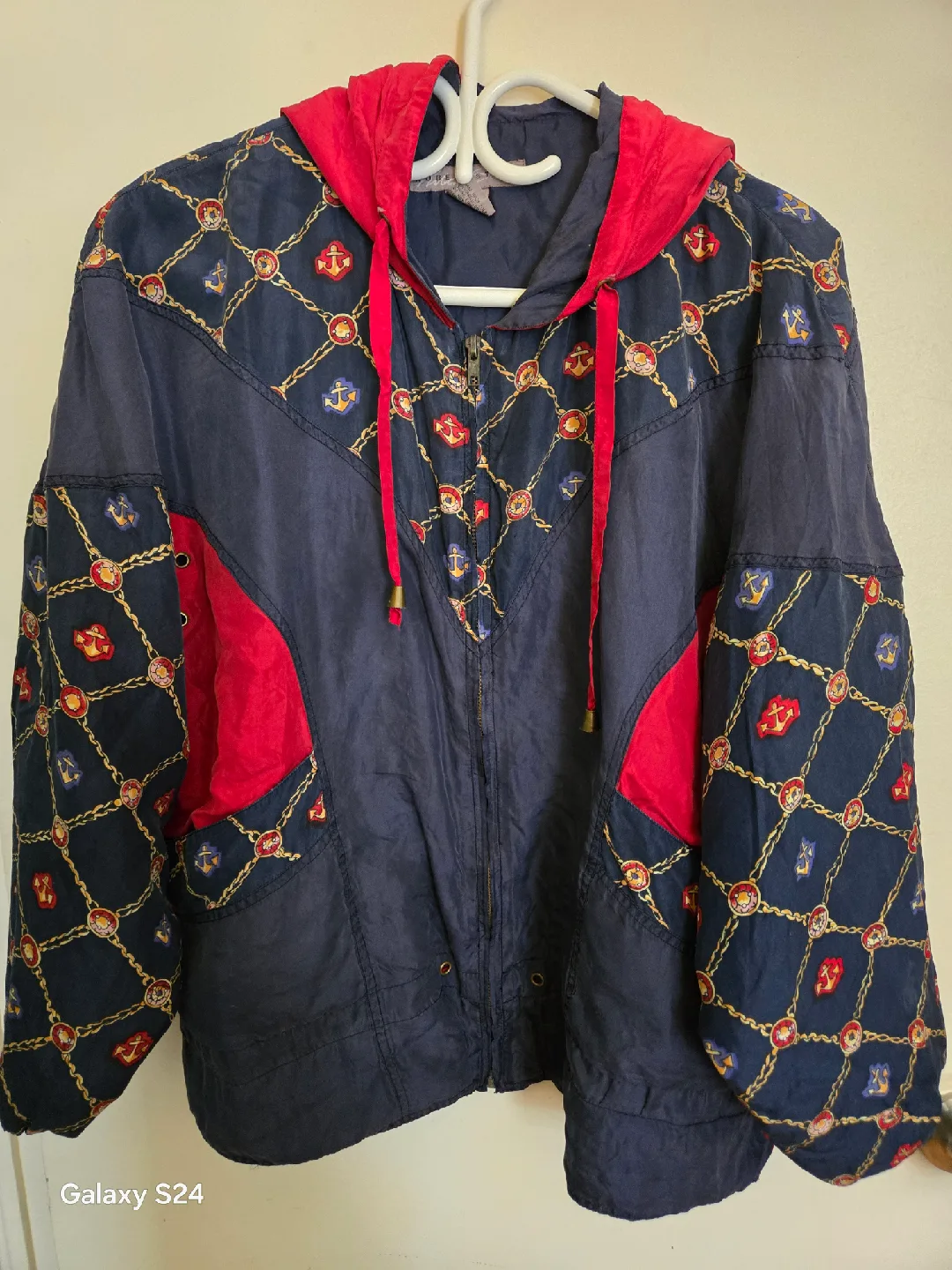 VINTAGE -Robert Stock Silk Jacket - Size M thumbnail