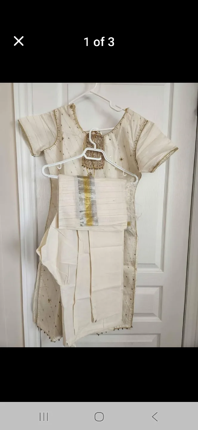 Cream Salwar Kameez Suit image indicator(3)