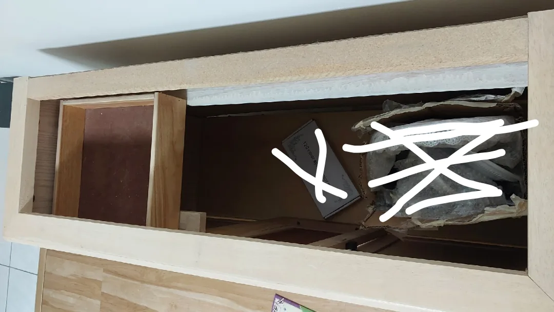 🥕Wooden Cabinet with Doors and Drawer with top open image indicator(3)