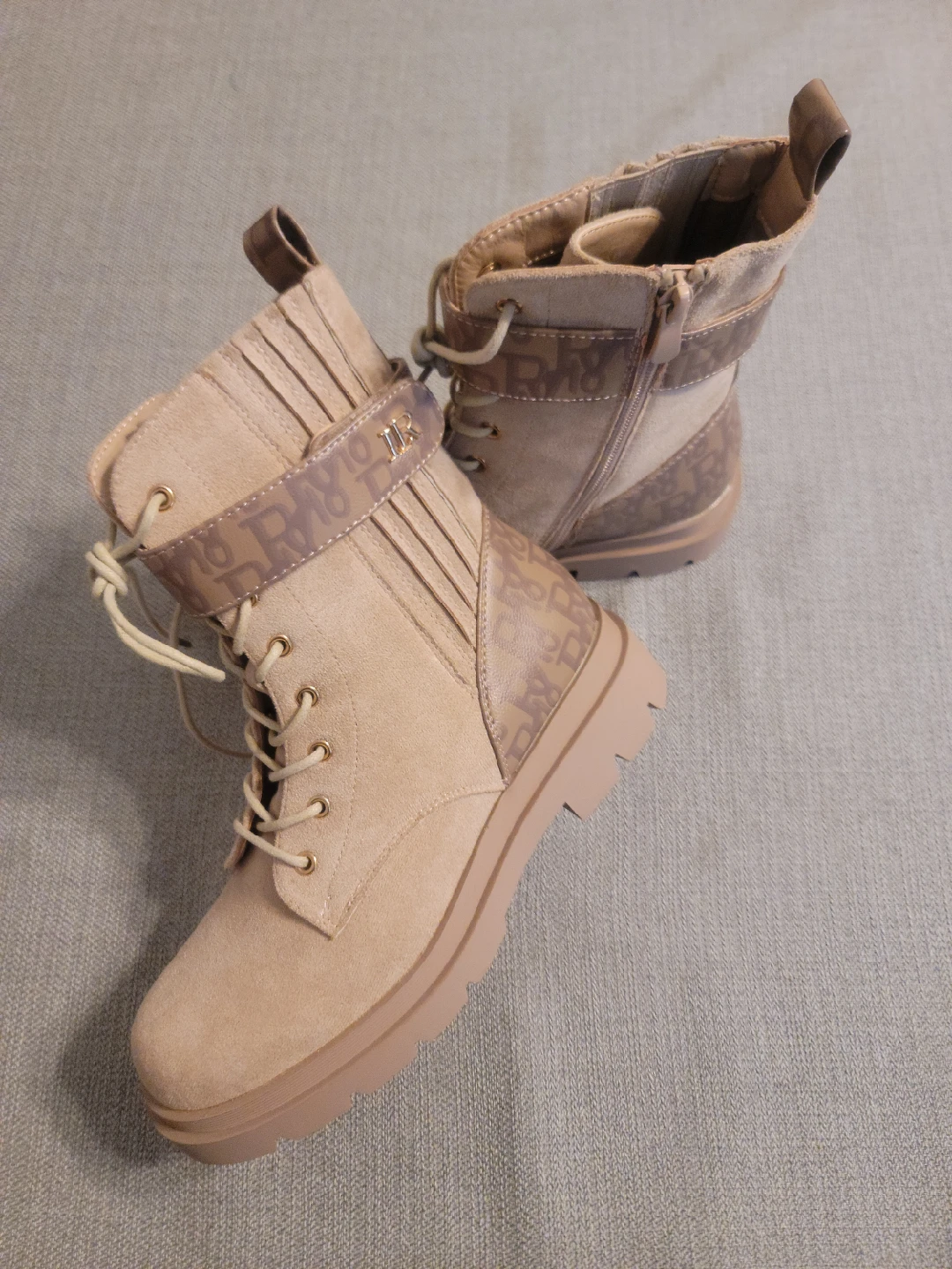 River Island Beige Ankle Boots - Size 38 - photo 2