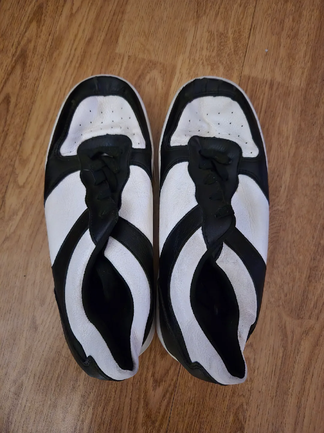 Black & White Leather Shoes thumbnail