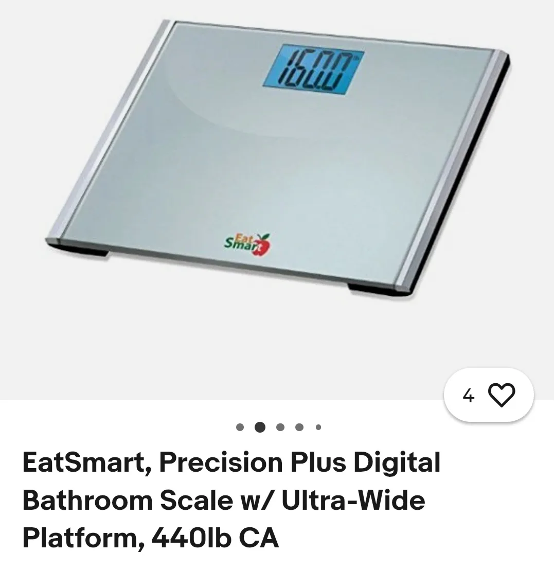 EatSmart Precision Plus Digital Bathroom Scale image indicator(2)