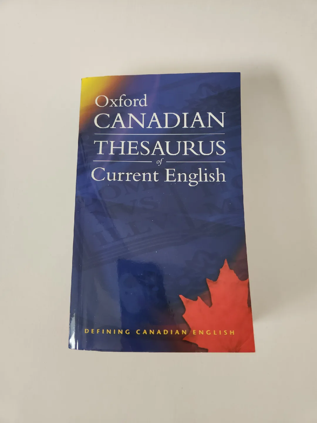 Oxford Canadian Thesaurus of Current English