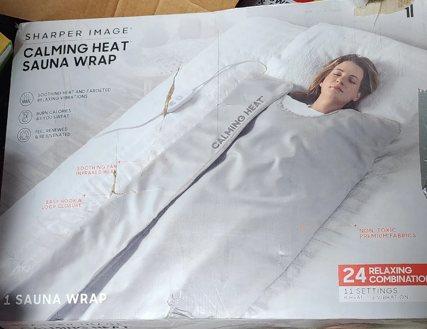 Sharper Image Calming Heat Sauna Wrap thumbnail