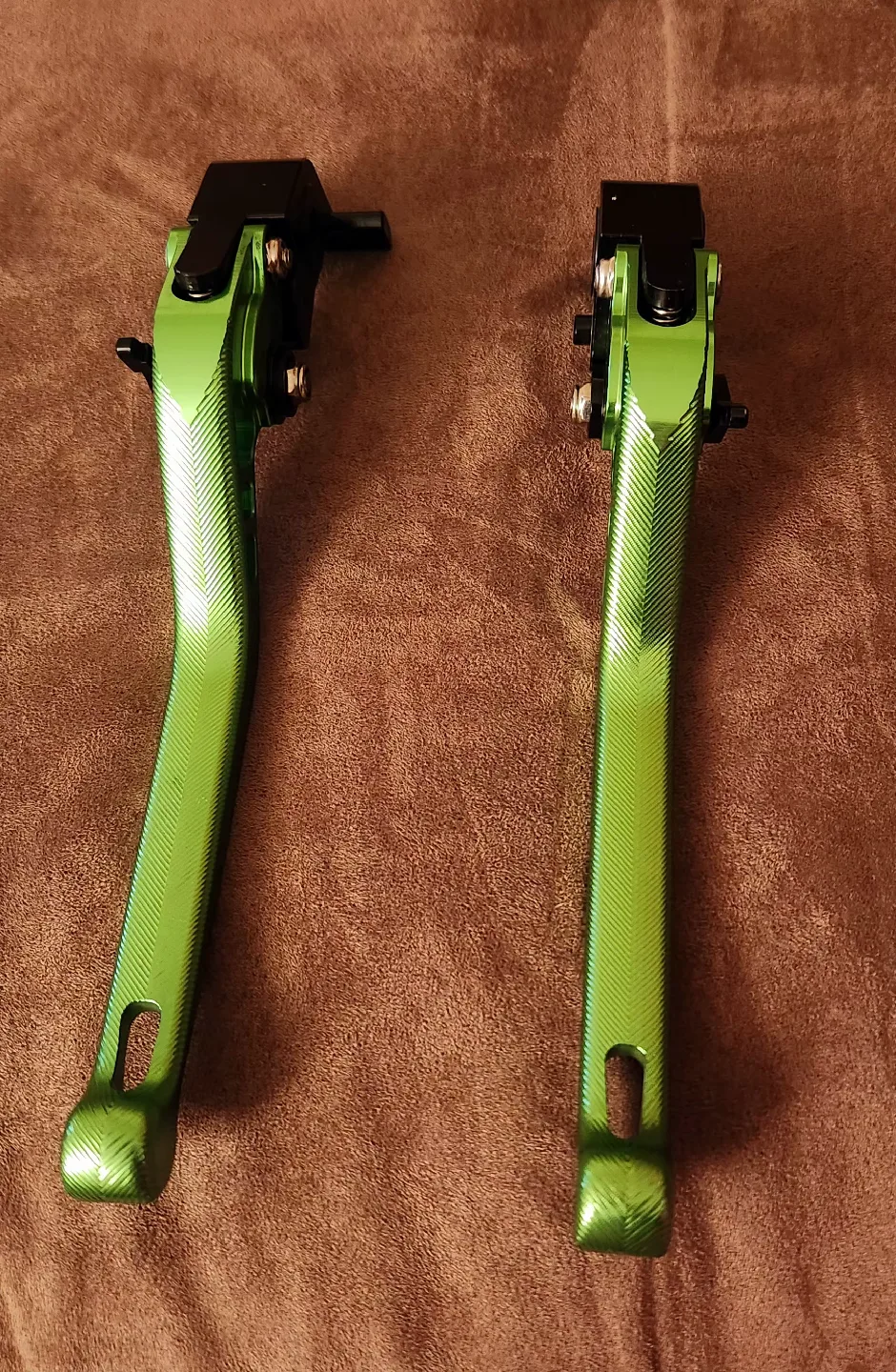 Green Motorcycle Brake/Clutch Levers image indicator(3)