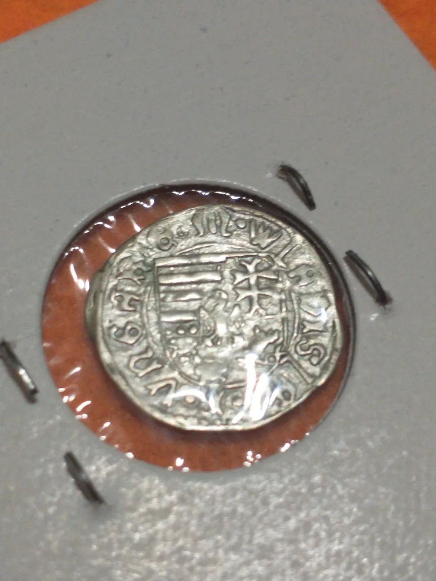 Lovely 1519 Hungary Wladislaw III silver denar #1696 image indicator(2)