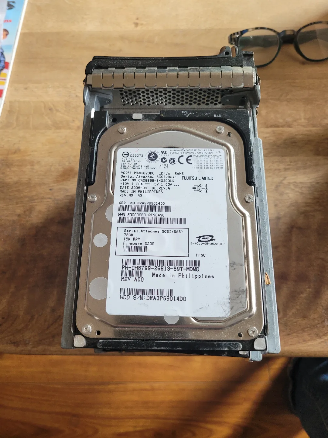 Fujitsu MAX3073RC 73GB SAS 15K Hard Drive thumbnail