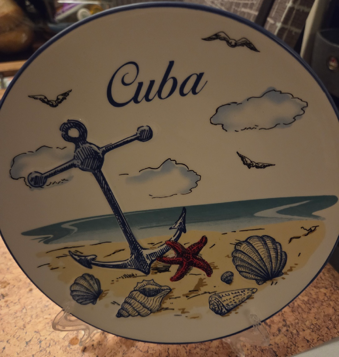 Cuba Decorative Plate