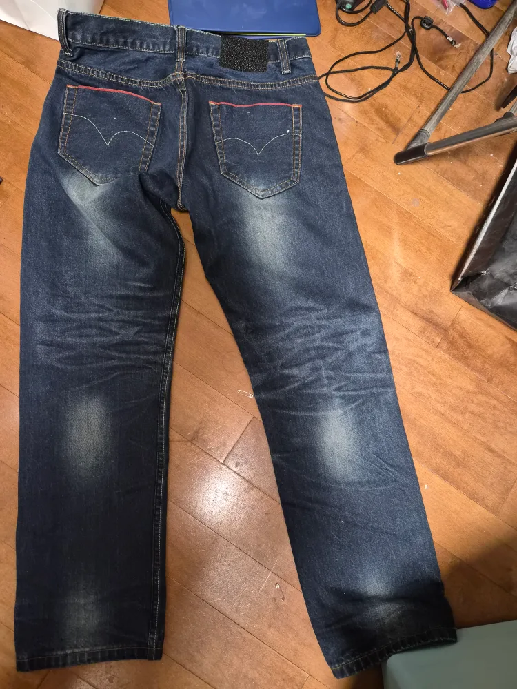 Visvim Fluxus 03 Serge de Nimes Denim Jeans W34 L32 image indicator(2)