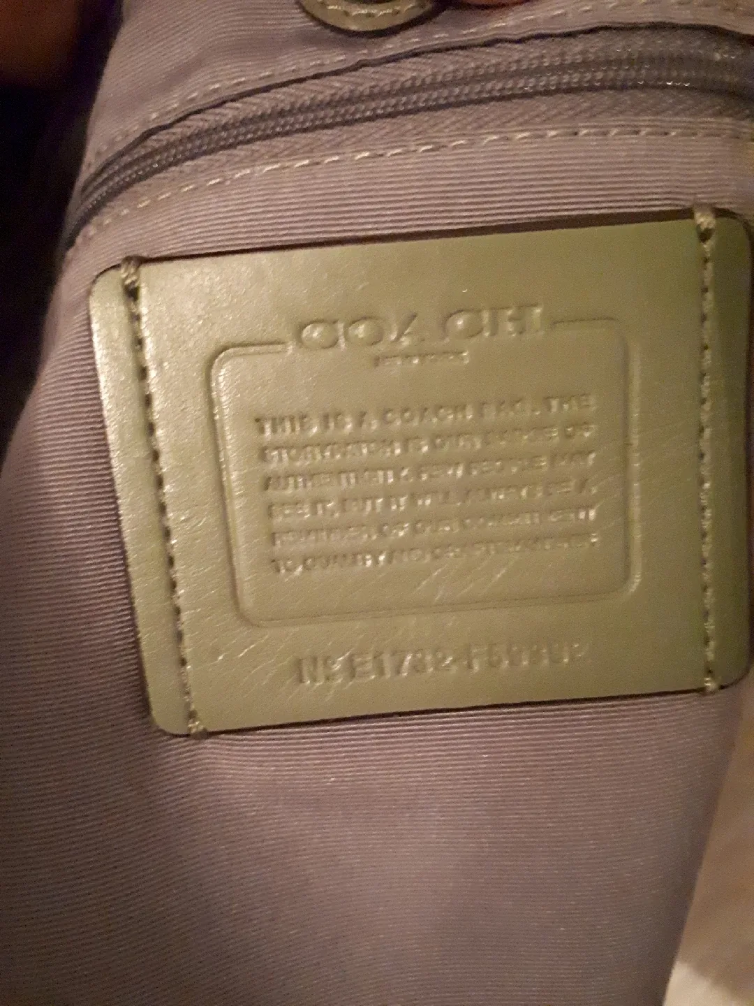 Coach Olive Green Tote Bag image indicator(3)