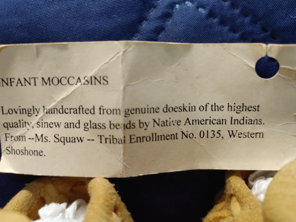 Infant Moccasins - Genuine Doeskin