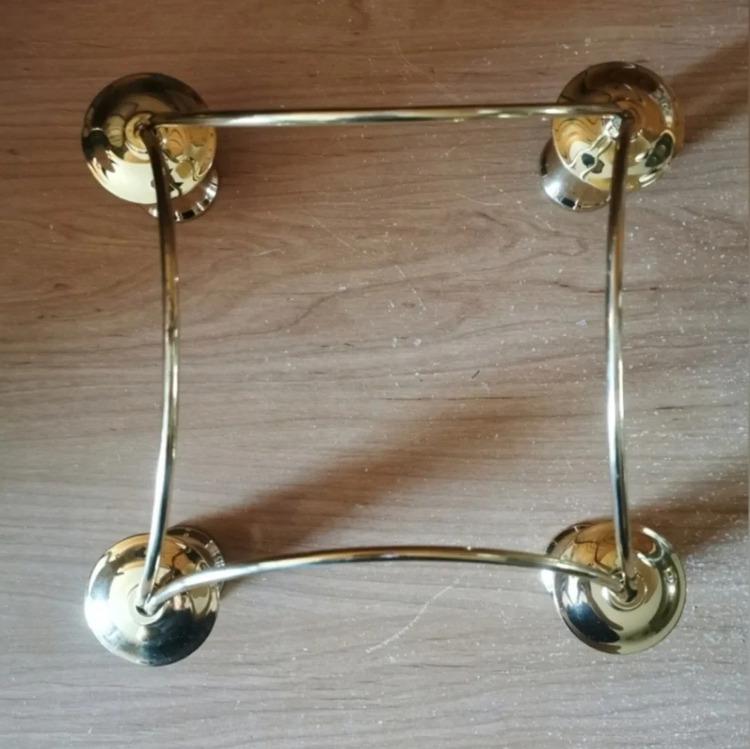 Brass Candelabra With Candle Snuffer image indicator(4)
