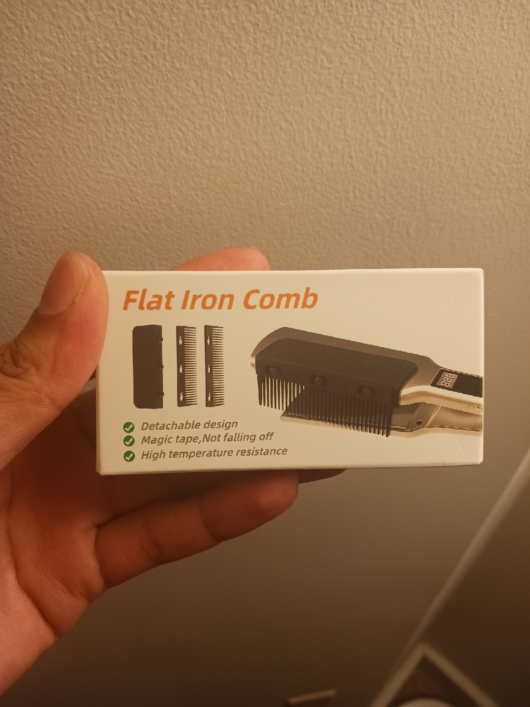 Flat Iron Comb - Hair Straightener - photo 3