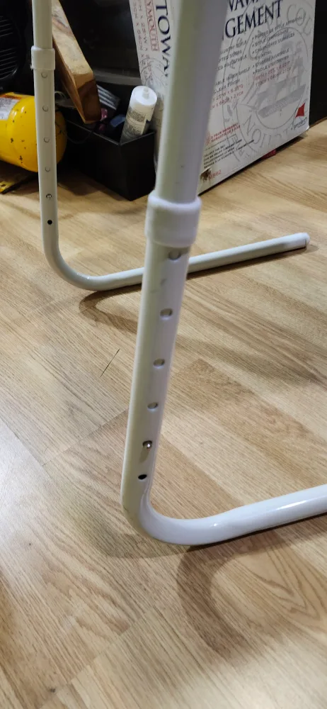 Like new Adjustable 21 " to 30"H. Folding Table image indicator(7)