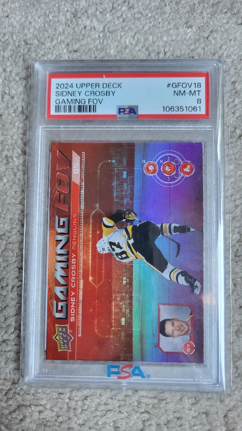 2024 Upper Deck Sidney Crosby Gaming FOV Card thumbnail
