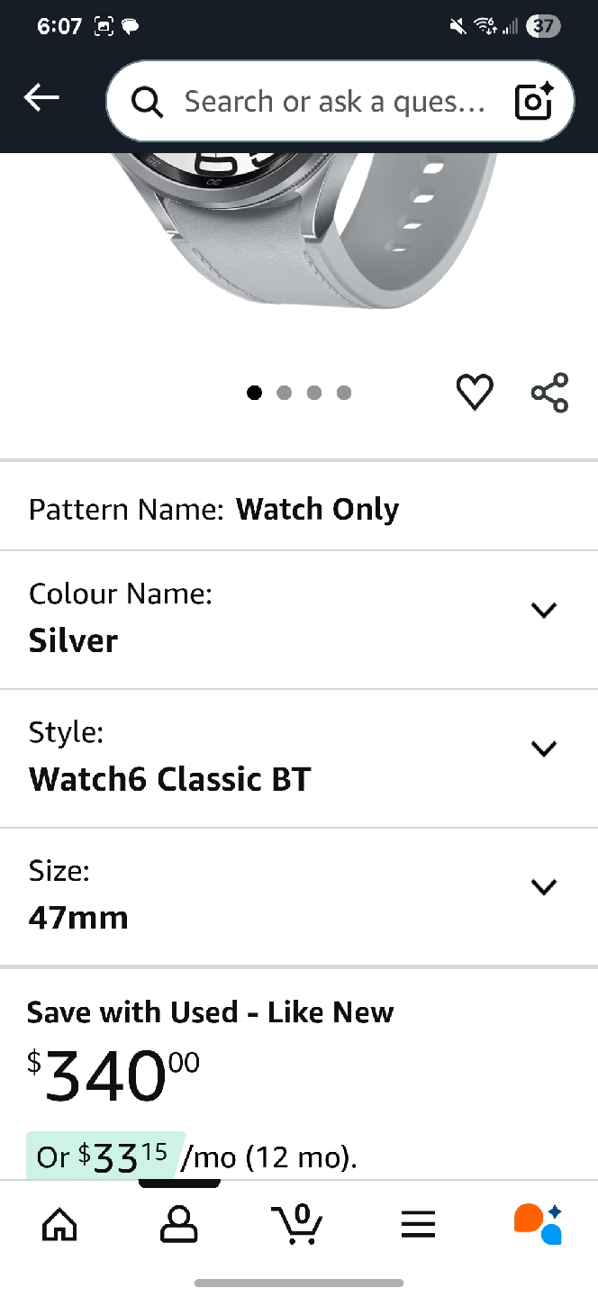 Samsung Galaxy Watch6 Classic BT 47mm Silver - photo 2
