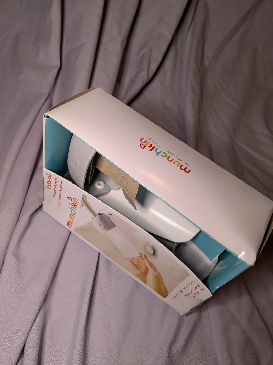 New Munchkin Faucet Extender  Grey image indicator(8)