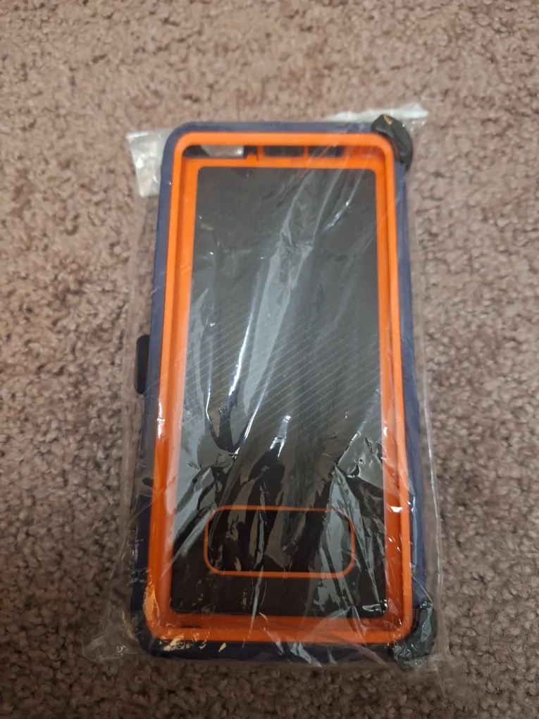 New Phone Case and holder - Blue and Orange thumbnail