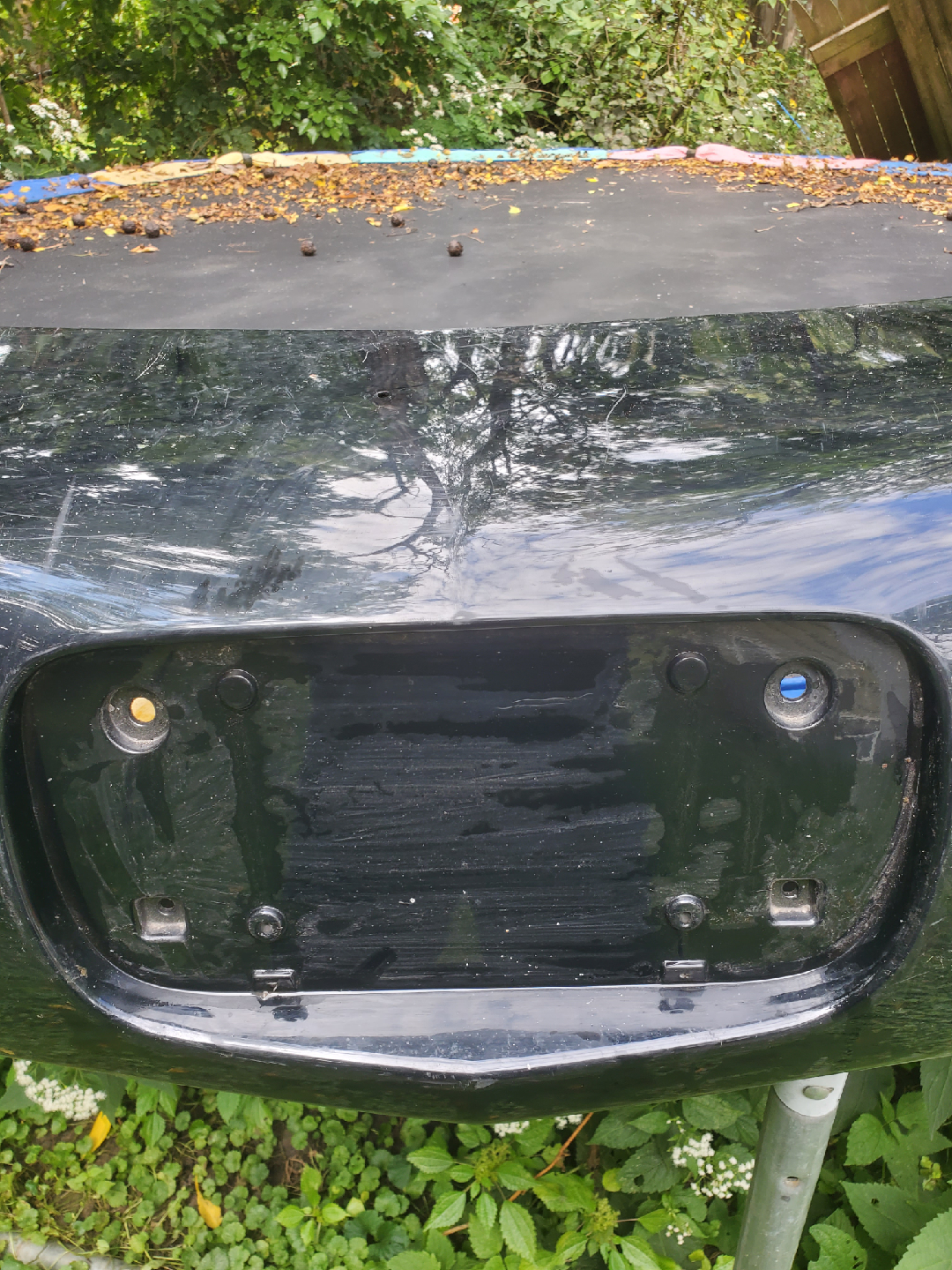 OEM black C5 CORVETTE front bumper 1997-2004 - photo 4