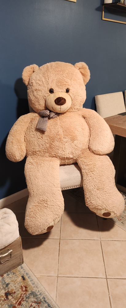 Large Beige Teddy Bear
