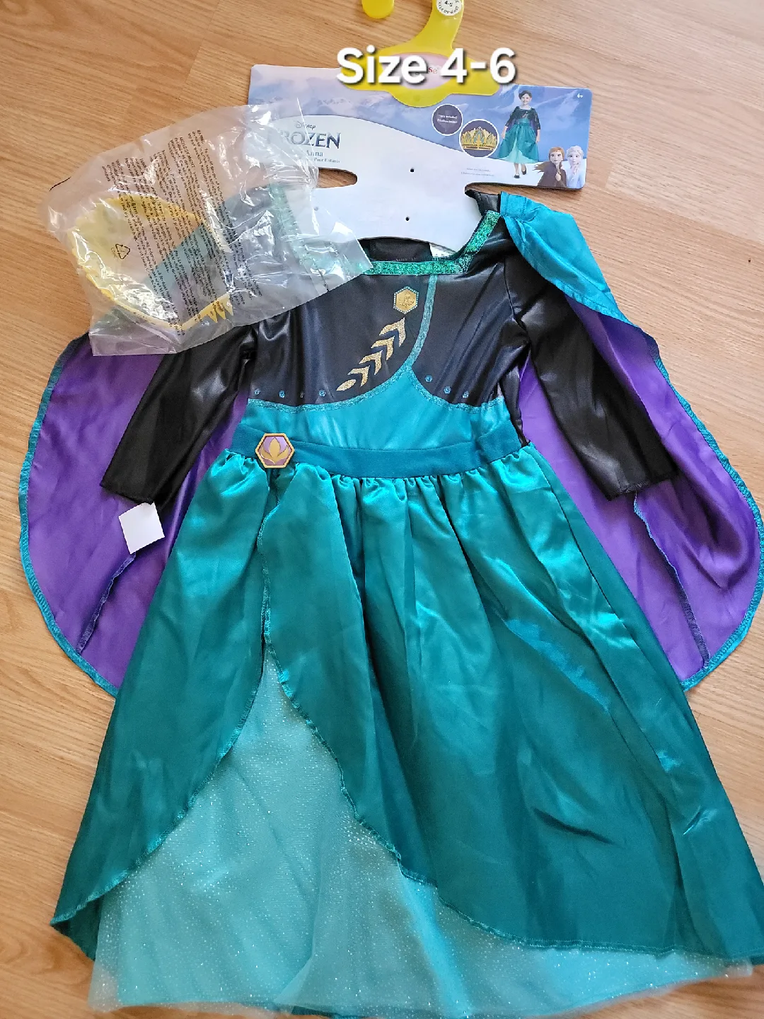 Disney Frozen Anna Costume Dress - Size 4-6 thumbnail