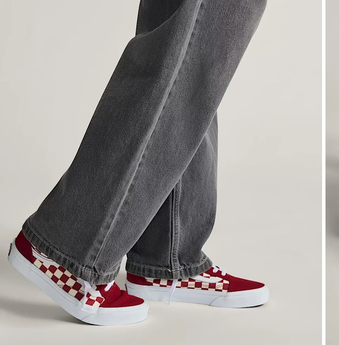 Vans Old Skool Checkerboard Red/White, Size 9 image indicator(2)