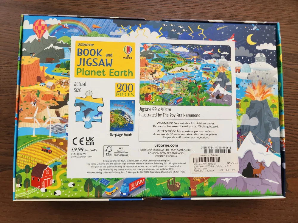 Usborne Planet Earth 300-pc jigsaw puzzle image indicator(2)