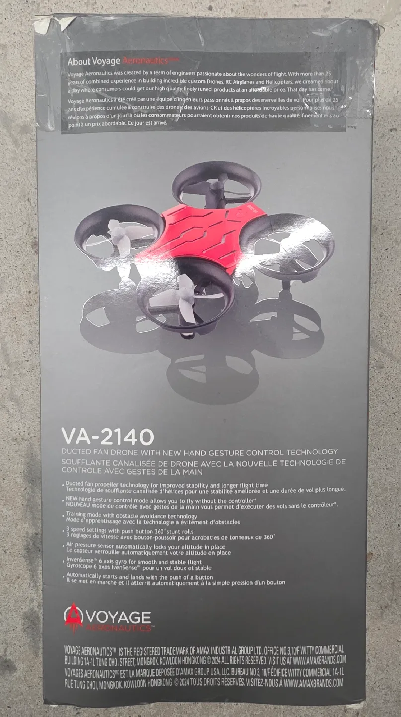 Voyage Aeronautics VA-2140 Ducted Fan Drone - New in Box! image indicator(2)