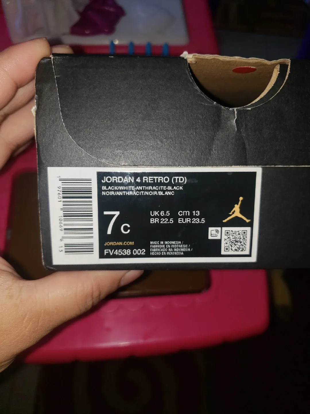 Jordan 4 Retro (TD) - Size 7c image indicator(3)