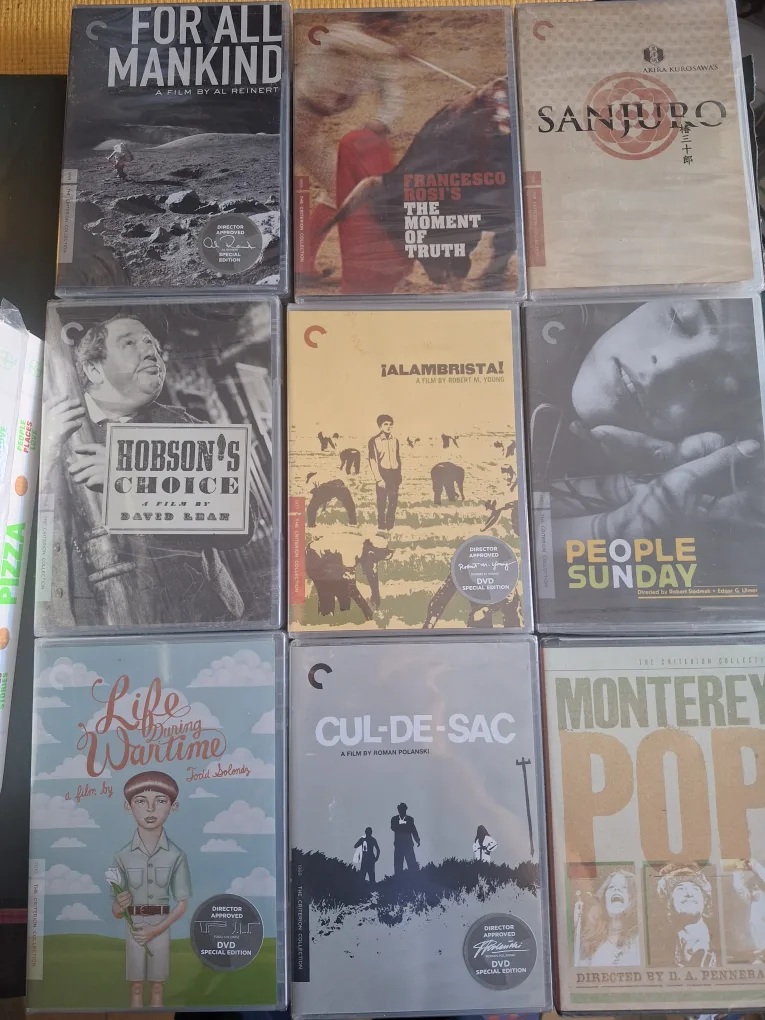 Various Criterion Collection & Eclipse DVDS All New & Sealed thumbnail