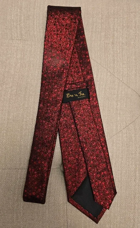 Bo'n Tie Esquire Red Necktie image indicator(2)