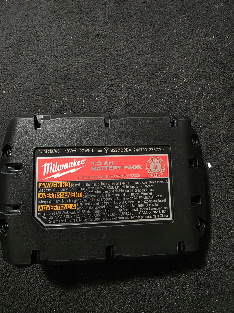 Milwaukee M18 REDLITHIUM CP1.5 Battery Pack - photo 3