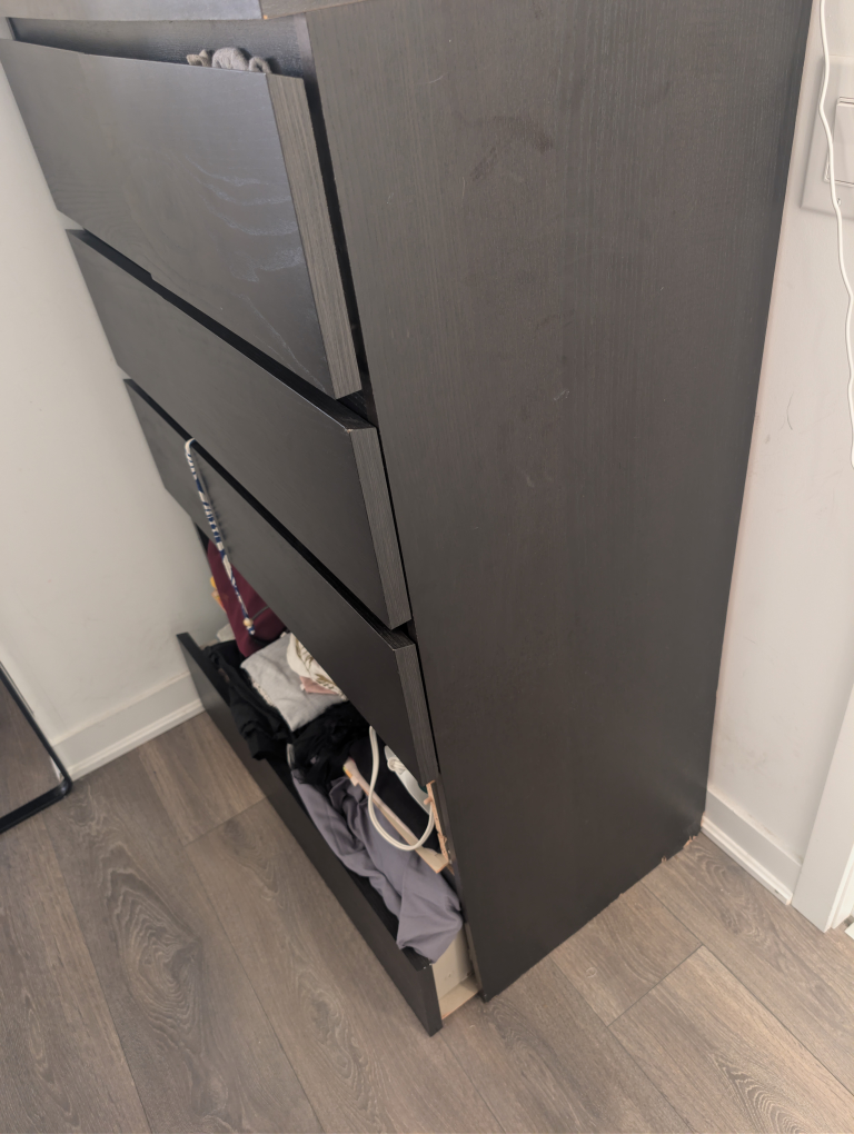 IKEA Black-Brown Chest/Dresser - photo 3