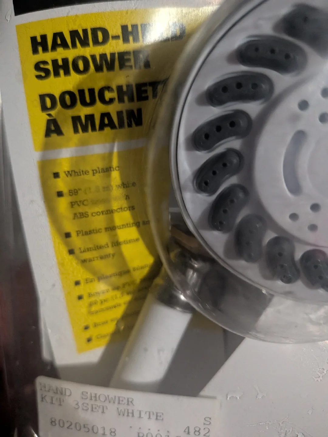 New Facto Hand-Held Shower Kit - 3 Spray Settings image indicator(4)