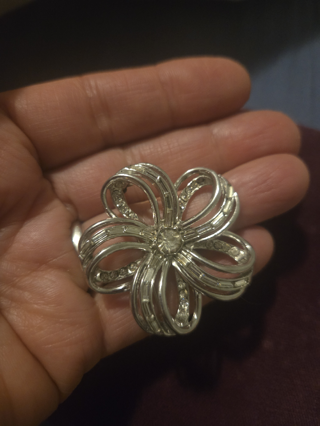Vintage Flower Brooch - photo 2