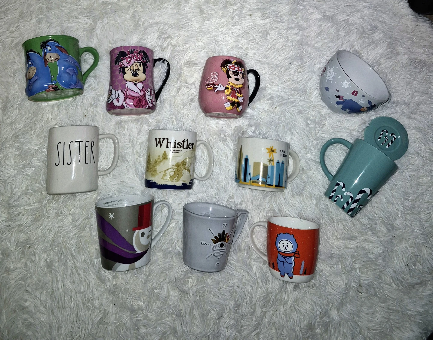 Various Mugs