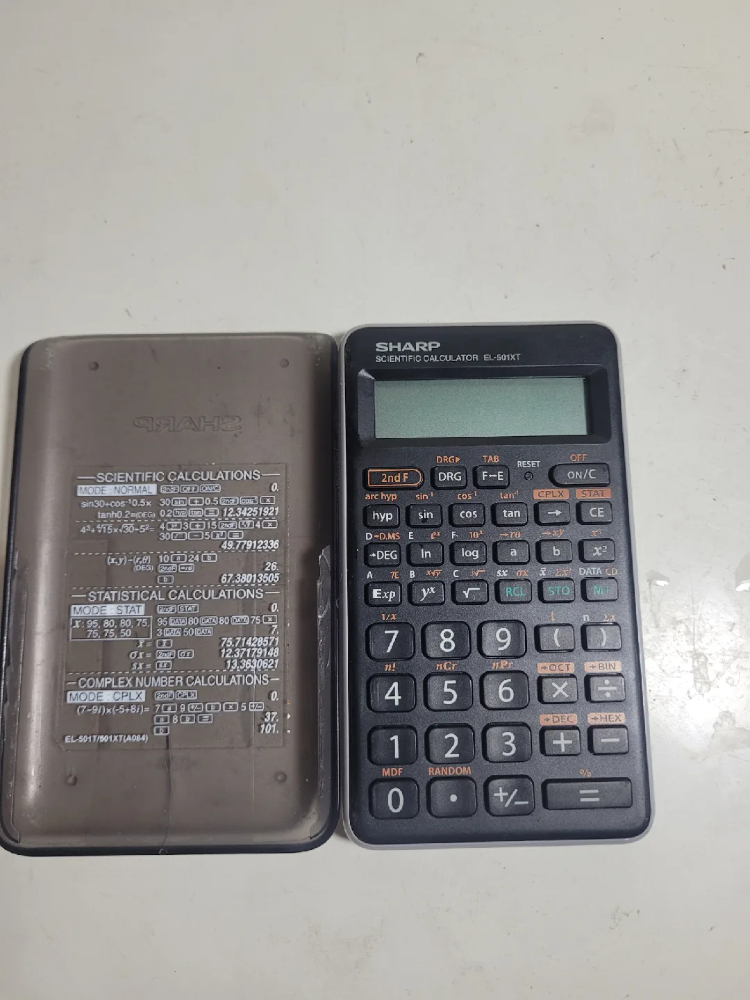 Sharp EL-501XT Scientific Calculator🥕 thrifty pick thumbnail
