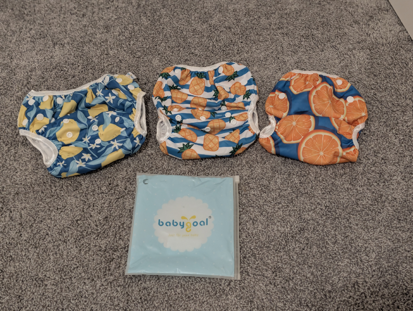 Reusable swim diapers